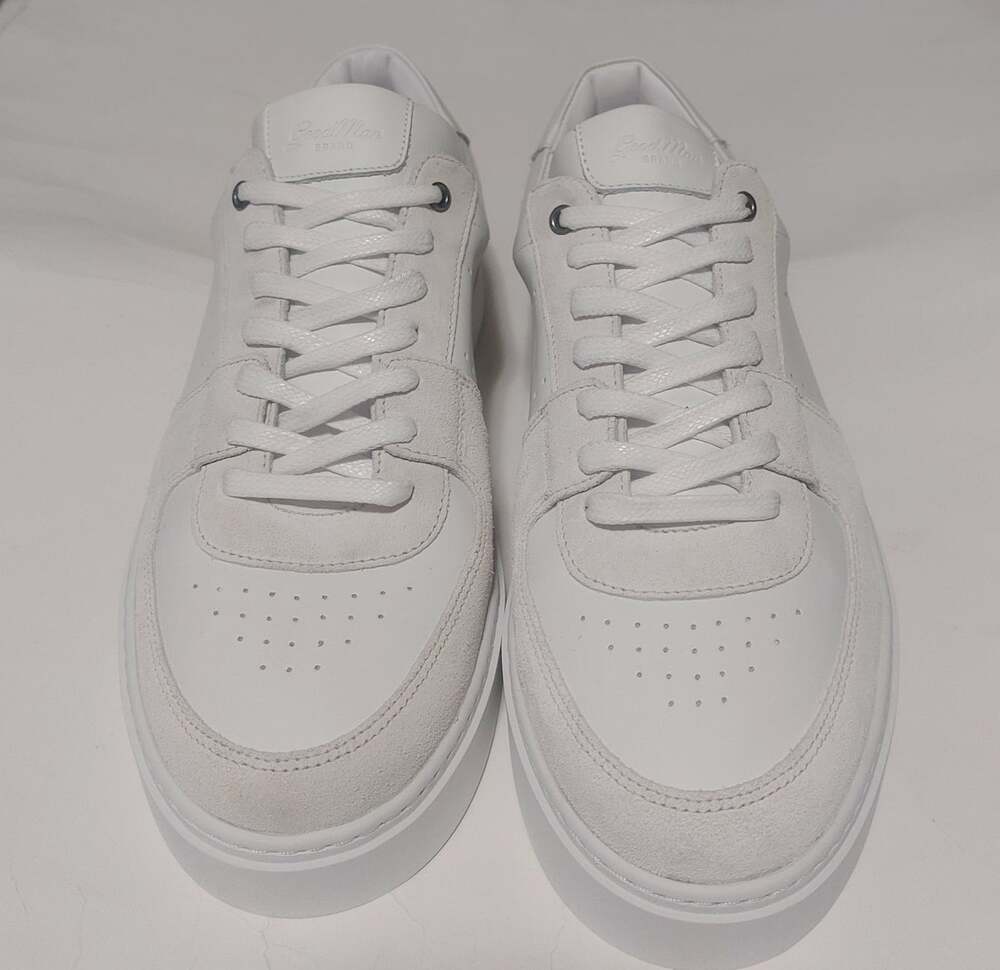 Good Man Brand Legend London Low Top Sneakers White Leather Shoes Mens 11 - Picture 6 of 9